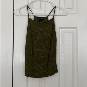 green halter top shirt